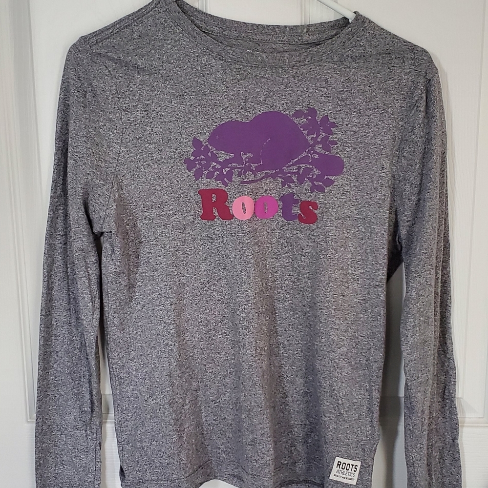 Roots Girls Shirt, salt 'n pepper